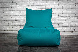 Безкаркасне крісло мішок диван груша 60х80x90 XL, бірюзове