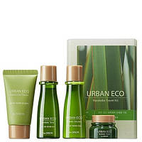 Мини-набор с экстрактом новозеландского льна 4 шт The Saem Urban Eco Harakeke Travel 4 Kit