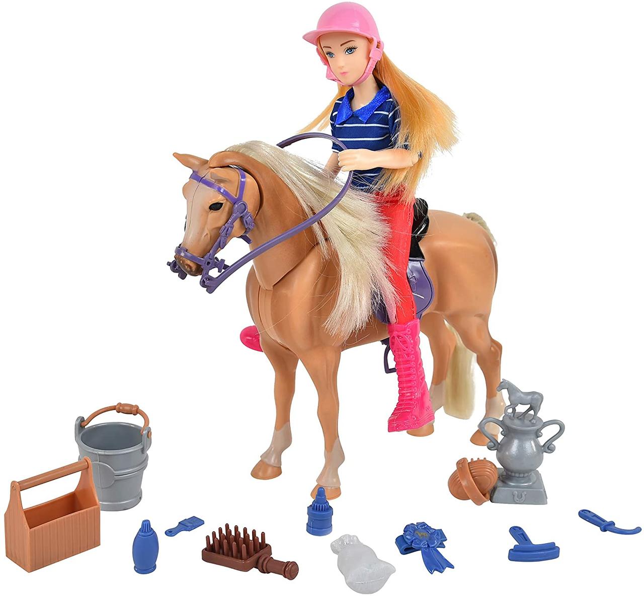 Ігровий набір Кінь Паломіно з вершницею Palomino Horse with Rider