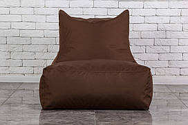 Безкаркасне крісло мішок диван груша 60х80х90 XL, коричневе