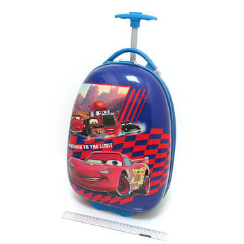 Валіза дитячий для хлопчика «Тачки» на 2 колесах L 16"