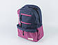 Рюкзак молодіжний спорт "Vans" 40х27х13 см, Рожевий сотделением для ноутбука, фото 4