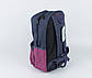 Рюкзак молодіжний спорт "Vans" 40х27х13 см, Рожевий сотделением для ноутбука, фото 5