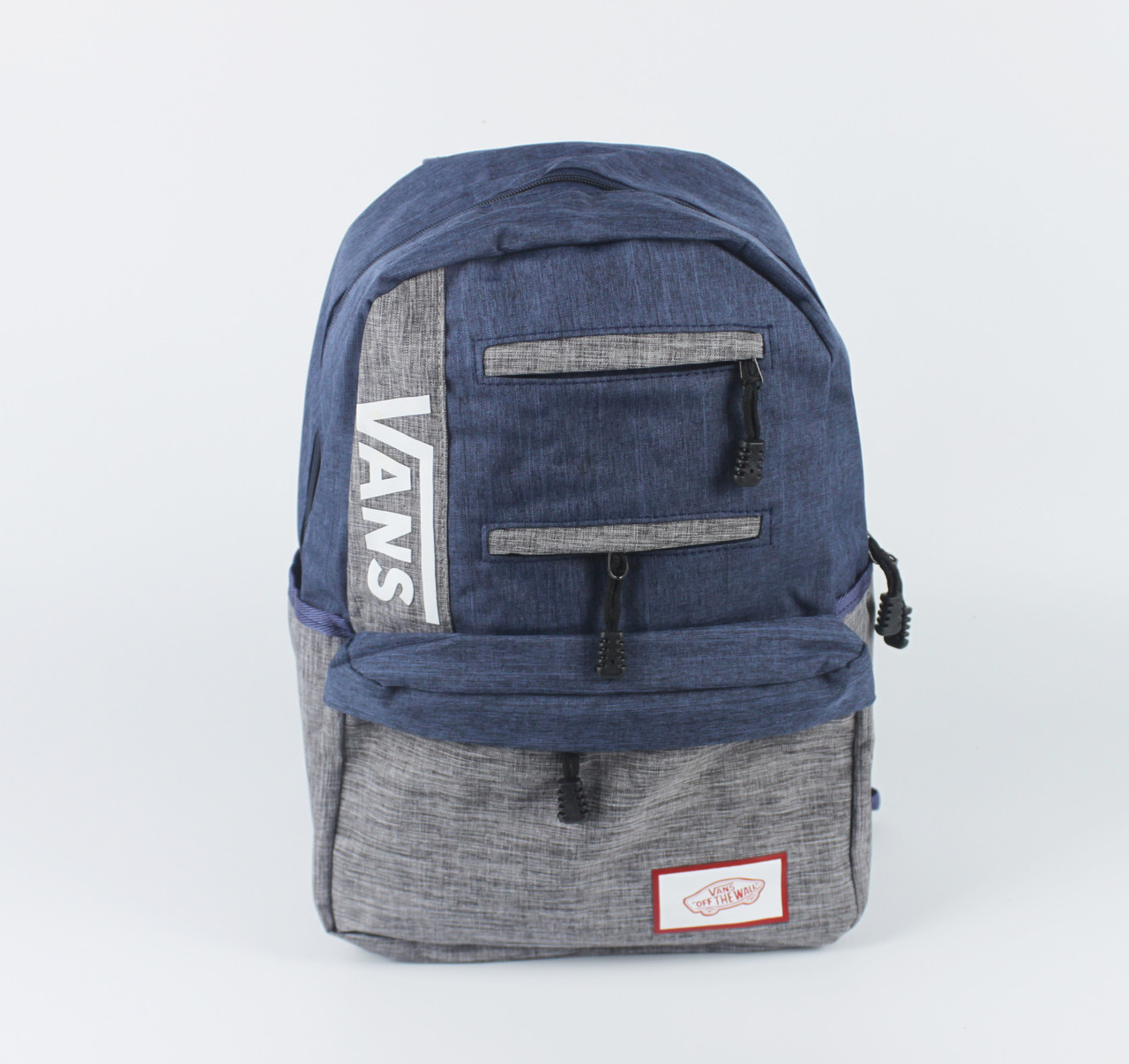 Рюкзак молодіжний спорт "Vans" 40х27х13 см, Сірий сотделением для ноутбука, фото 1