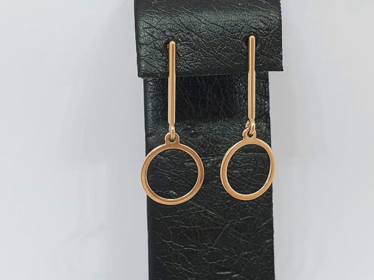 Золоті сережки-пусети. 131232