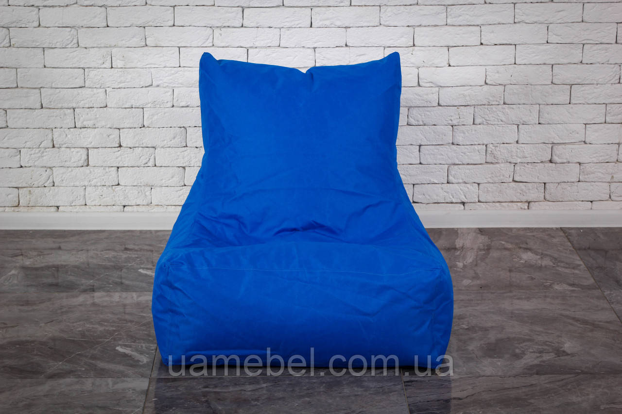 Безкаркасне крісло мішок диван груша XL, блакитне