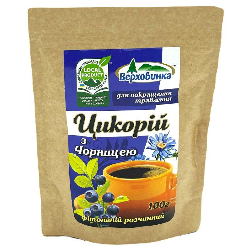 Натуральний цикорій Верховина з Чорницею 100 г