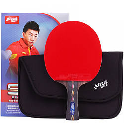 Ракетка для тенісу DHS R5002C FL (Накладки Skyline 3+Hurricane 3) чохол 7 шарів, Ракетка для пінг понгу