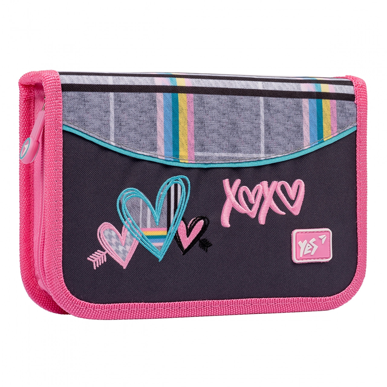 Пенал "Yes" Love тв.,одинар.,з 1 клап. №HP-03/533057(40), фото 1