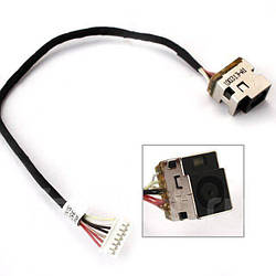 Роз'єм живлення з кабелем для HP PJ230 (7.4 mm x 5.0 mm + center pin), 7-pin, 22 см