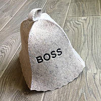 Шапка для лазні, бані " BOSS "