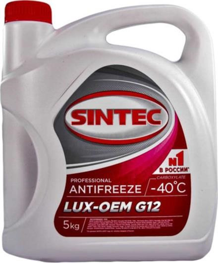 Купить Антифриз SINTEC PREMIUM G12 +, (-40), 5л, красный, цена 300 ...