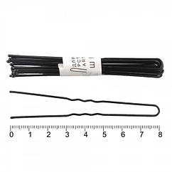 Шпильки чорні 8 см 500 шт/уп.