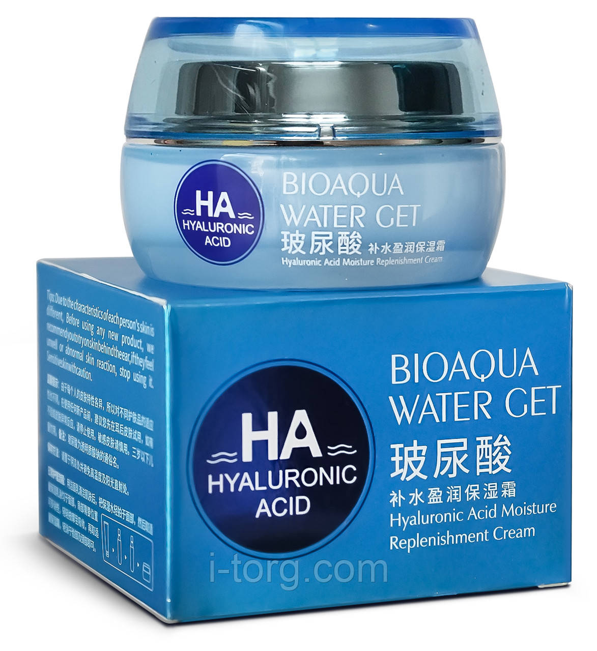 Крем для обличчя Bioaqua Water Get Hyaluronic Acid Moisture, 50г