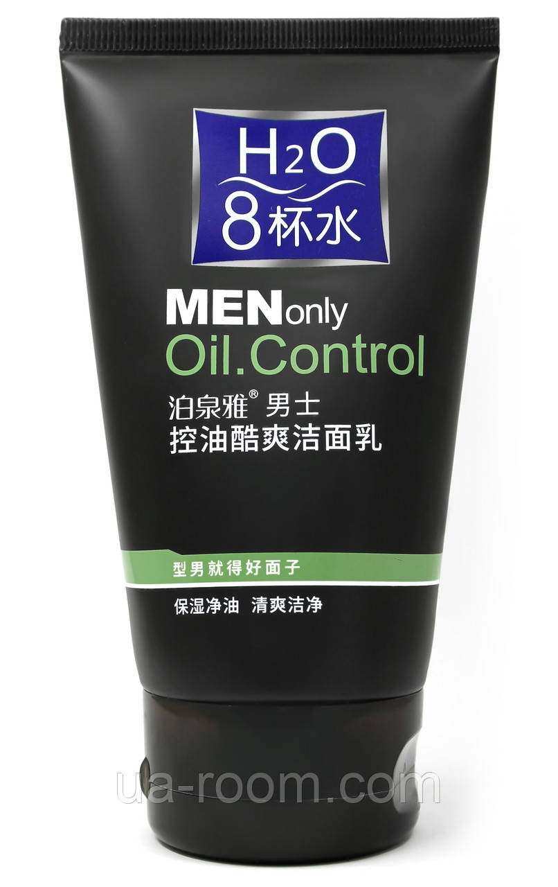 Пінка очищуюча для обличчя BIOAQUA H2O Men Only Oil Control, 100 г