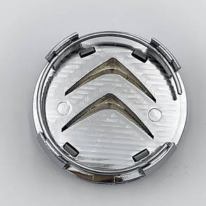 Ковпачки (заглушки) в литі диски CITROEN (Ситроен) 60 мм Серий Металик, фото 4
