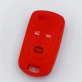 Силіконовий чохол для ключа Opel Astra H Corsa D Vectra C Zafira червоний