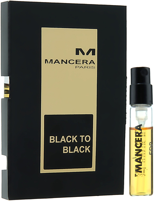 Нішева парфумована вода Mancera Black to Black edp 2ml пробник оригінал, шкіряний унісекс аромат