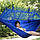 Гамак з москітною сіткою, туристичний гамак нейлоновий похідний Синій без планок (qamak), фото 3