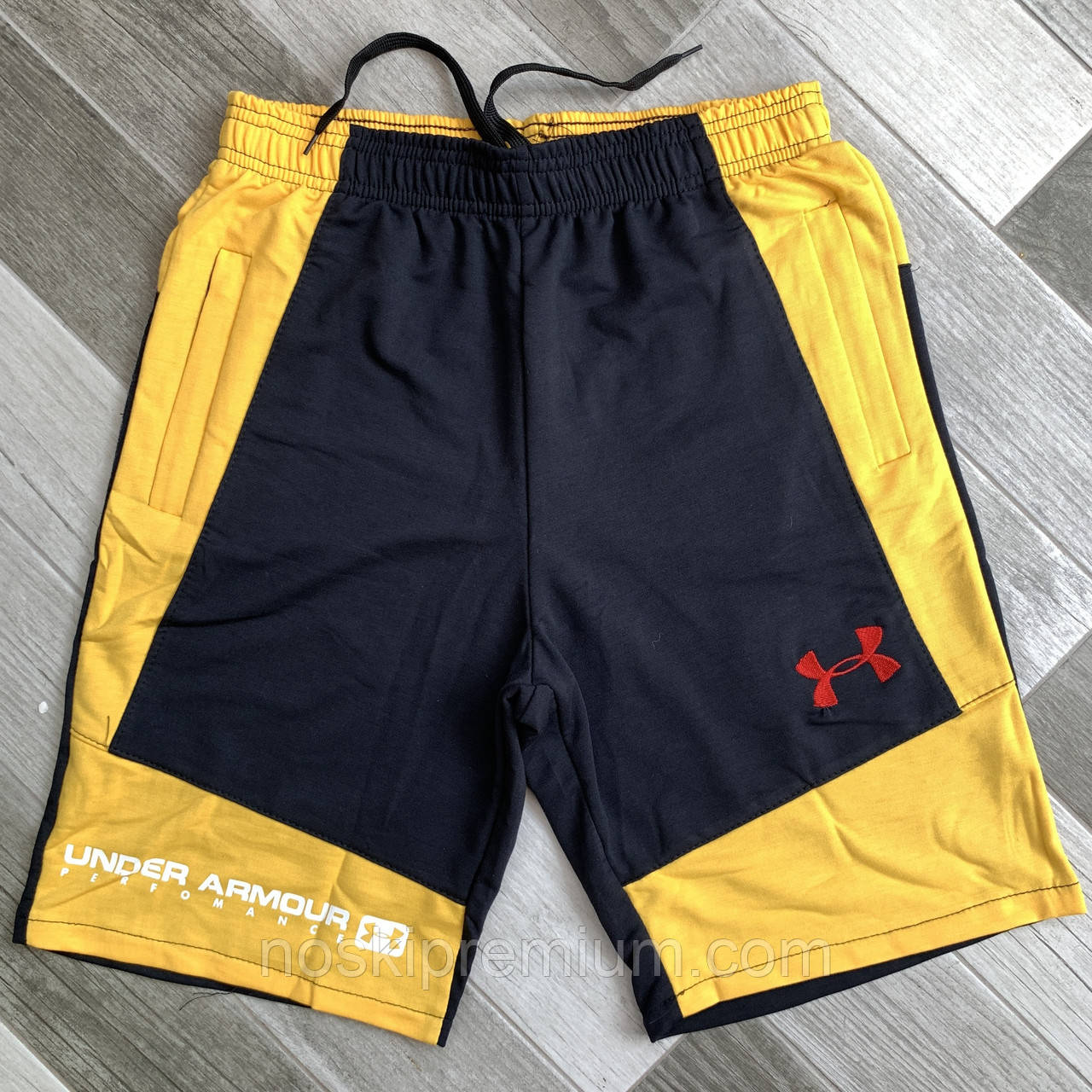 Шорти чоловічі бавовна Under Armour, розміри 46-54, темно-сині, 05608