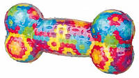 Игрушка для собак Trixie косточка из термопластикового каучука с пищалкой 17см.