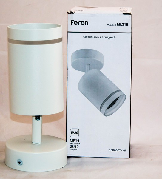 Світлодіодний світильник Feron ML318 MR16 / GU10 білий