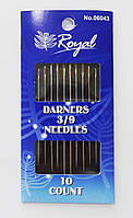 Голки ROYAL №06043 3/9 10шт золоті вушка для ручного шиття