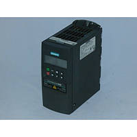 Частотный преобразователь SIEMENS, 0.75 кВт, 1-фазный, 6SE6440-2AB17-5AA1. Употребляемый.
