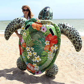 Матрац надувний Intex Черепаха тропічна 191х170 см (57555)