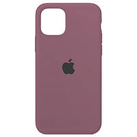 Чохол для Iphone 11 із закритим низом усередині мікрофібра чорничний колір lilac pride