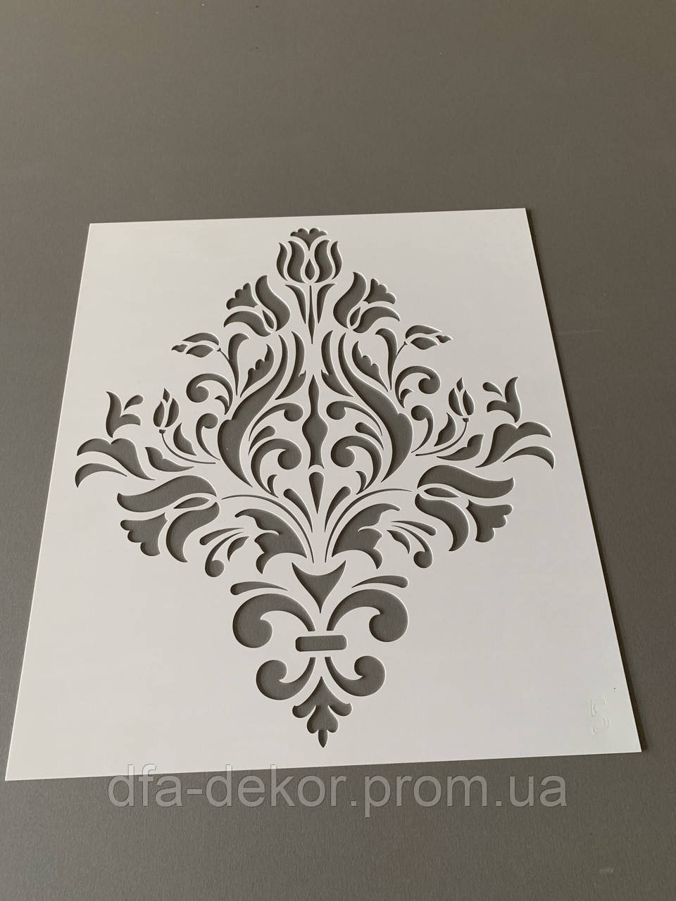 Трафарети DFA. Трафарет для декору. Трафарет Дамаск 5. Багаторазові ...