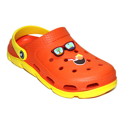 Сабо жіночі з ЕВА Jose Amorales Оранжевий з жовтим, фото 1