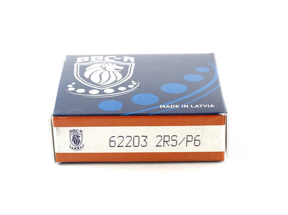 Підшипник 62203 2RS BBC-R (Латвія), фото 3