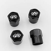 Захисні ковпачки на ніпеля CHERY (Чері) 4 шт Чорні, фото 4