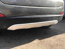 Hyundai IX35 задня пластикова накладка V1 TMR Тюнінг заднього бампера Хюндай Ай Ікс 35
