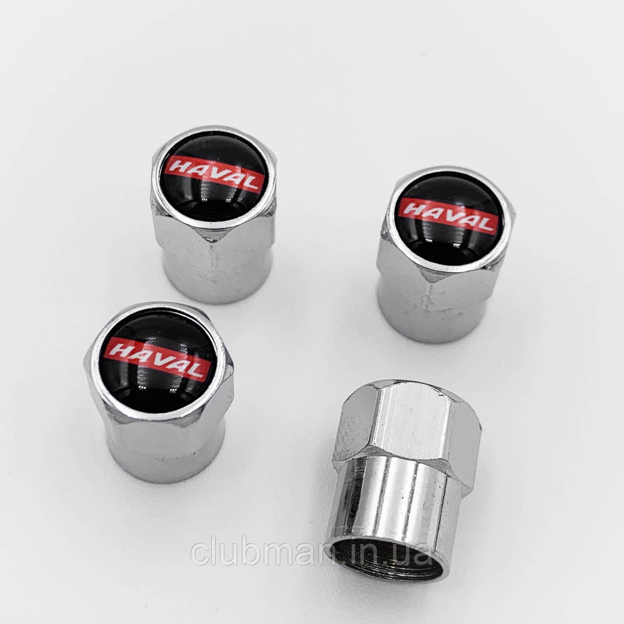 Захисні ковпачки на ніпеля HAVAL (Хавал) 4 шт Хром
