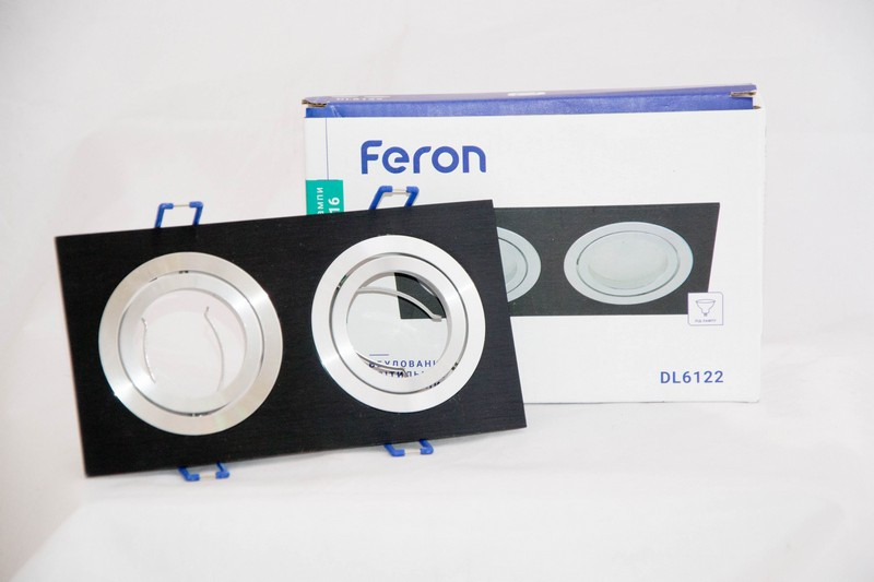 Вбудований світильник Feron DL6122 чорний