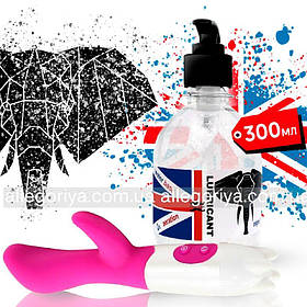 Вибратор для клитора и точки G + Смазка Лубрикант на водной основе 300 мл Вібратор  для клітора