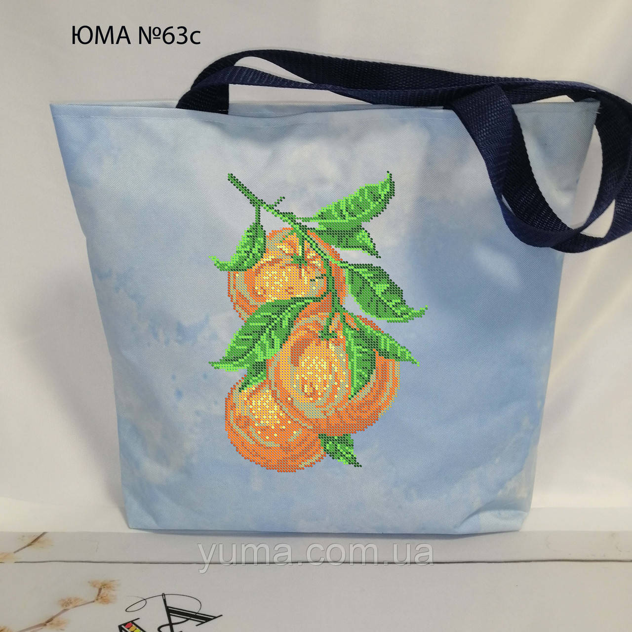 Сумка для вишивки бісером апельсин, фото 1