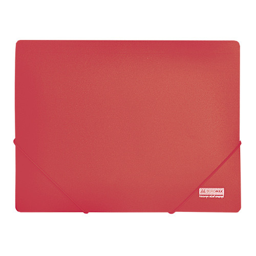 /Папка пласт. А4 на гумках, JOBMAX, червоний, фото 1