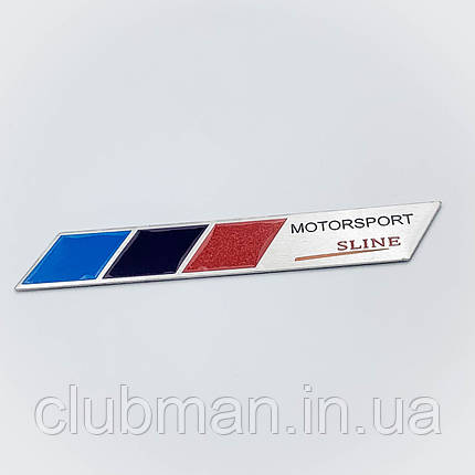 Металевий шильдик емблема BMW (БМВ) Motorsport, фото 3
