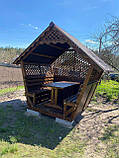 Дерев'яна альтанка, розбірна (на 8 людей) "Престиж", фото 7
