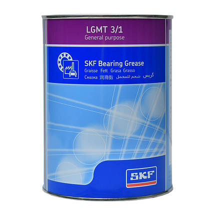 Пластична багатоцільова автомобільна та промислова мастило SKF LGMT 3/1 кг, фото 1