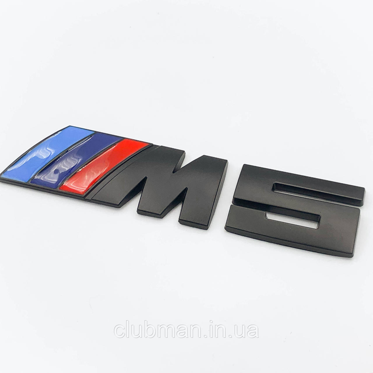 Металева емблема BMW M 5 (БМВ) на багажник (8.3 X 3.2 СМ) Чорна