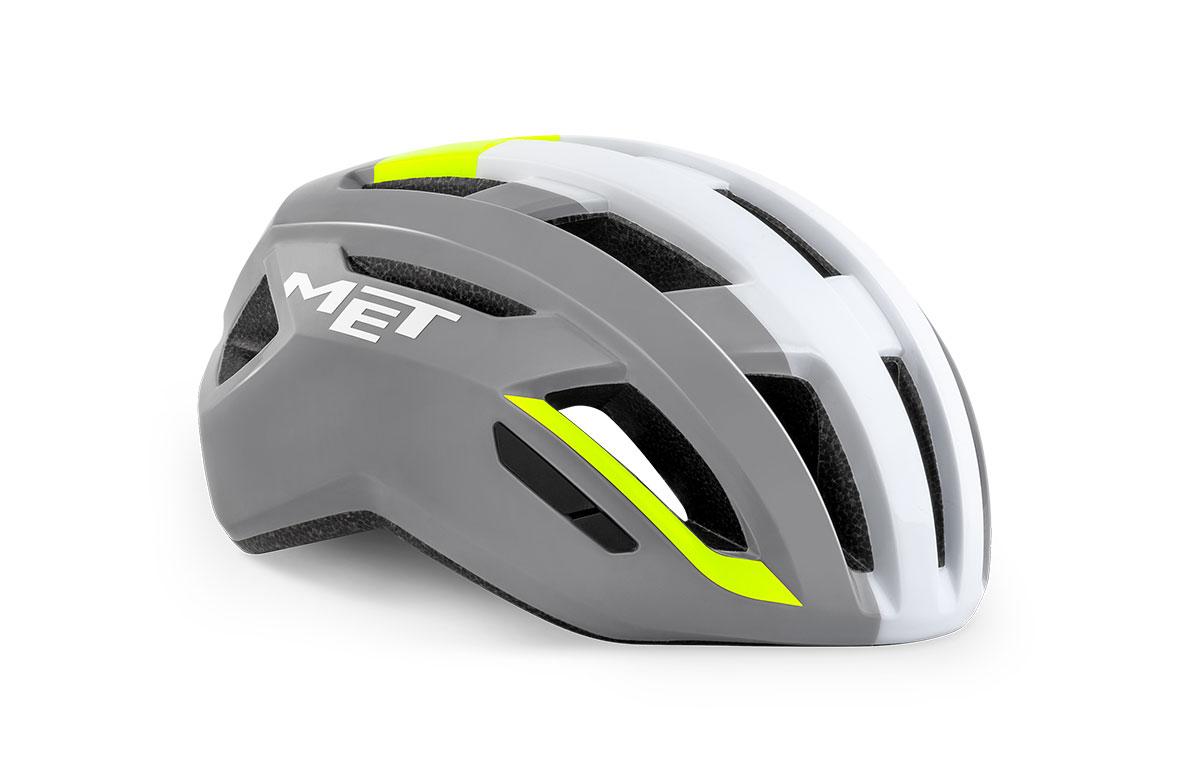 Шолом MET Vinci MIPS Gray Safety yellow | Glossy