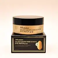 Патчи с золотом и шелкопрядом JMsolution Golden Cocoon Home Esthetic Eye Patch 60 шт