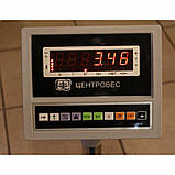 Ваги ВПЕ-центровес-8010-600-В-СВ 600 кг 800х1000 мм (дел.100г), фото 3
