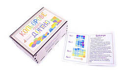 Дерев'яна гра Кольорове квадро доміно 90147 Розумовий лис