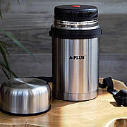 Термос для їжі 1 л з подвійною ізоляцією