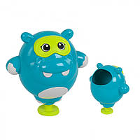 Дитяча іграшка для ванної "Бегемот" Розвиваюча іграшка для купання для малят 9918B